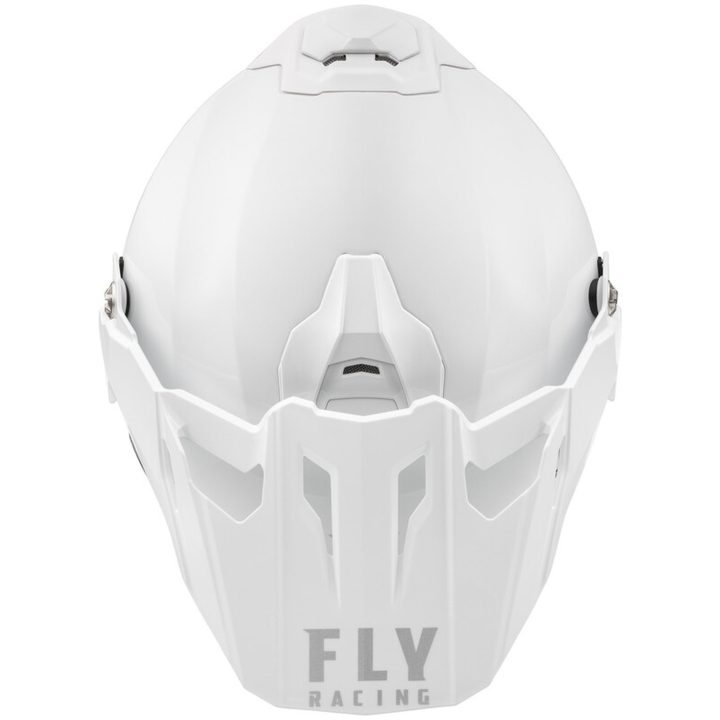 Adventure Hjelm Trekker Solid Hvid FLY RACING s – billede 3