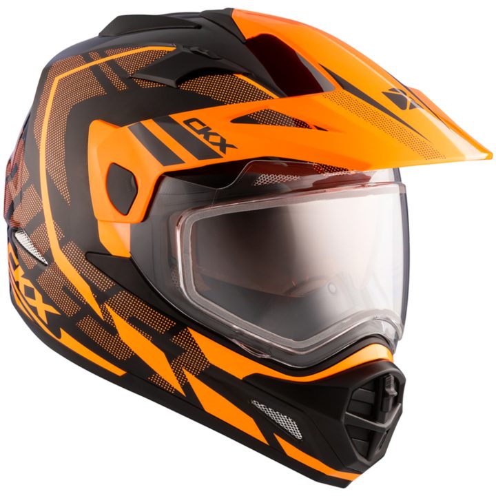 Adventurehjälm Quest RSV Moosek Orange CKX XS – billede 4