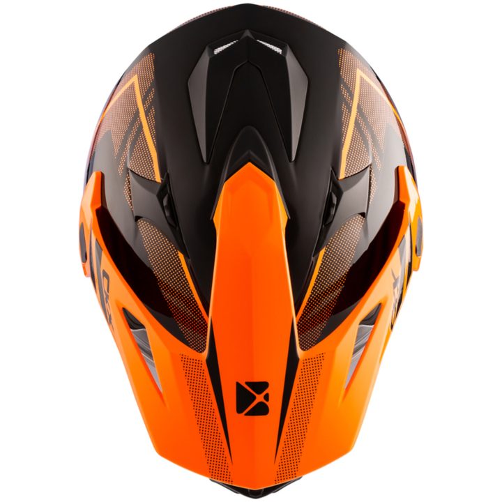 Adventurehjälm Quest RSV Moosek Orange CKX XS – billede 3