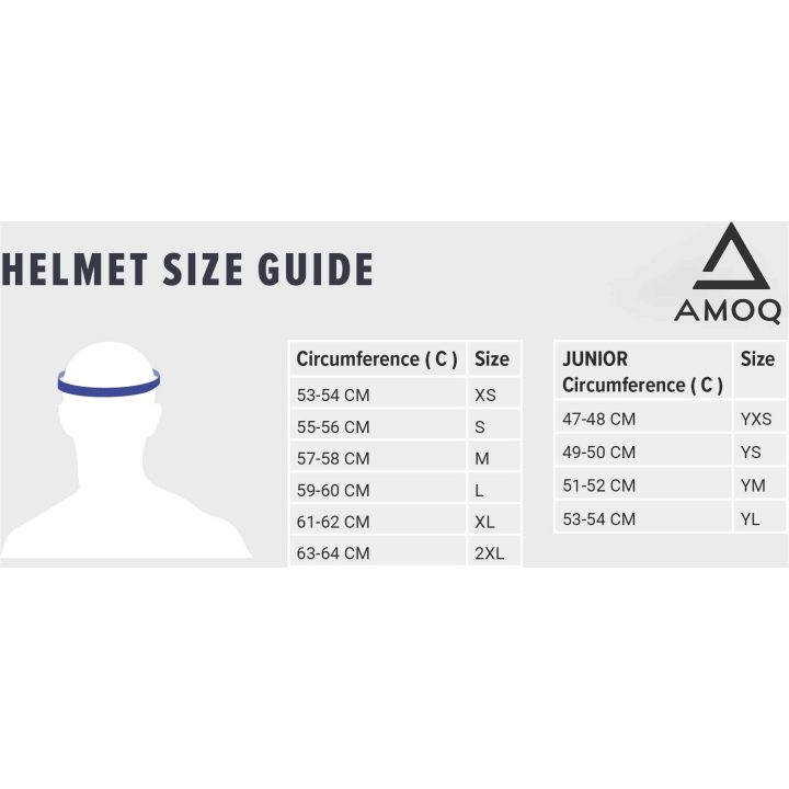 Adventurehjelm AI100 Sort Mat AMOQ XS – billede 4