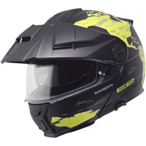 Adventurehjelm E2 Atlas Mat Gul/Grå Schuberth
