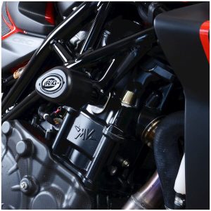 Aero Crash Protectors - Black MV Agusta Brutale 1000 RR R&G Racing