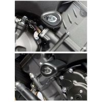 Aero Crash Protectors Black Yamaha R&G Racing