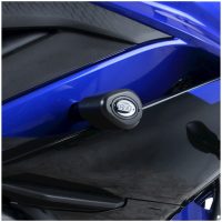 Aero Crash Protectors Black Yamaha YZF-R3 R&G Racing