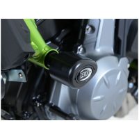 Aero Crash Protectors White Kawasaki Z650 R&G Racing