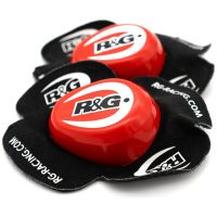 Aero Knee Sliders Velcro Red R&G Racing