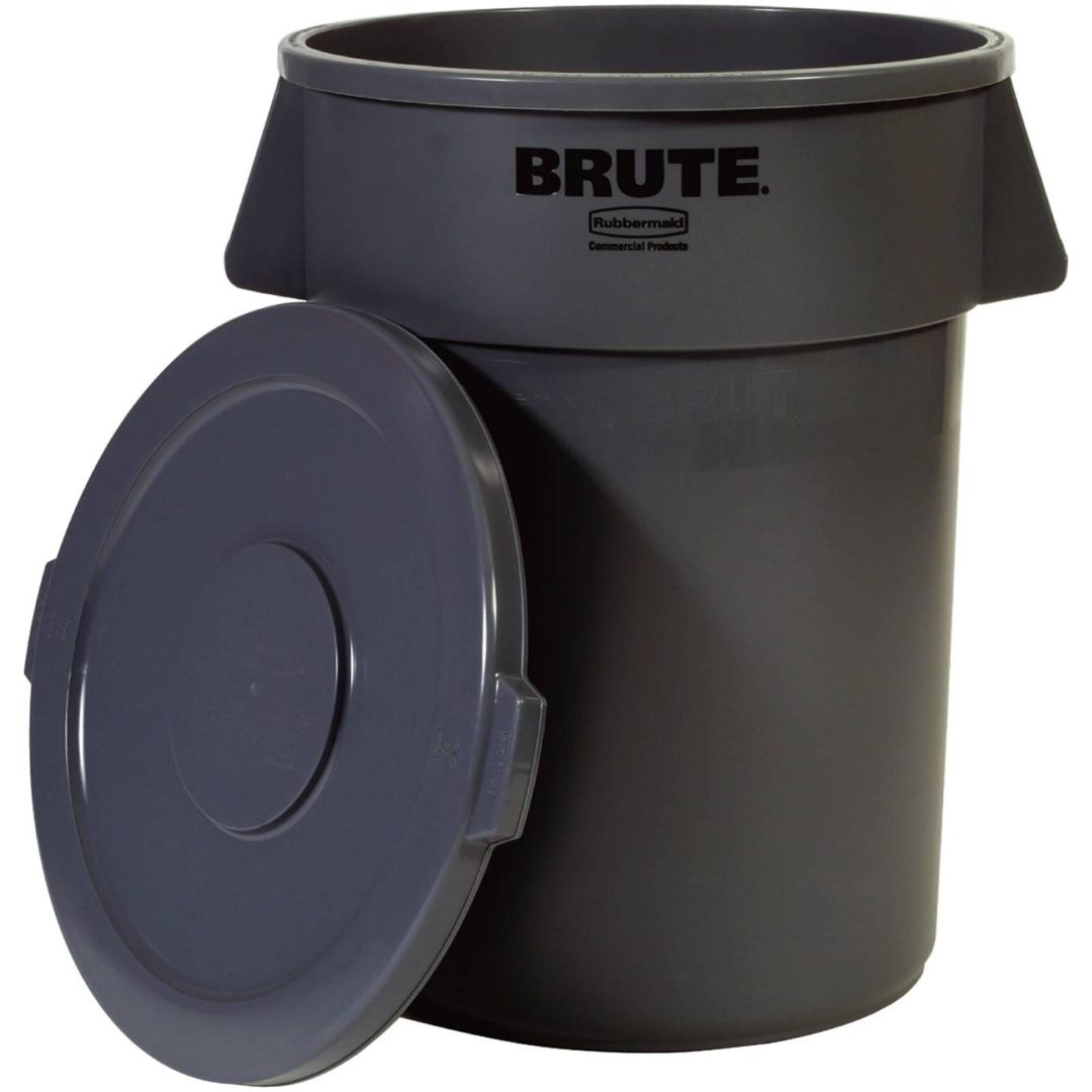 Affaldsspand Brute PLASTCONTAINER BRUTE 76L GRÅ – billede 7