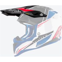 Airoh Aviator 3 Peak Push Blue/Red Gloss