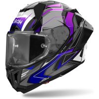 Airoh Hjälm GP 800 Must Blå glansig, M