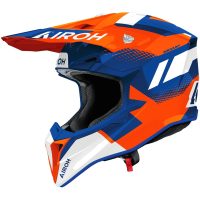Airoh Hjälm Wraaap Vision Orange/Blå glansig, L