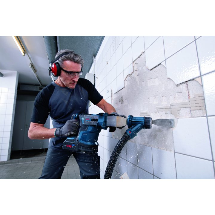 Akku borehammer BITURBO med SDS plus GBH 18V-34 CF Prof Bosch Pro – billede 2