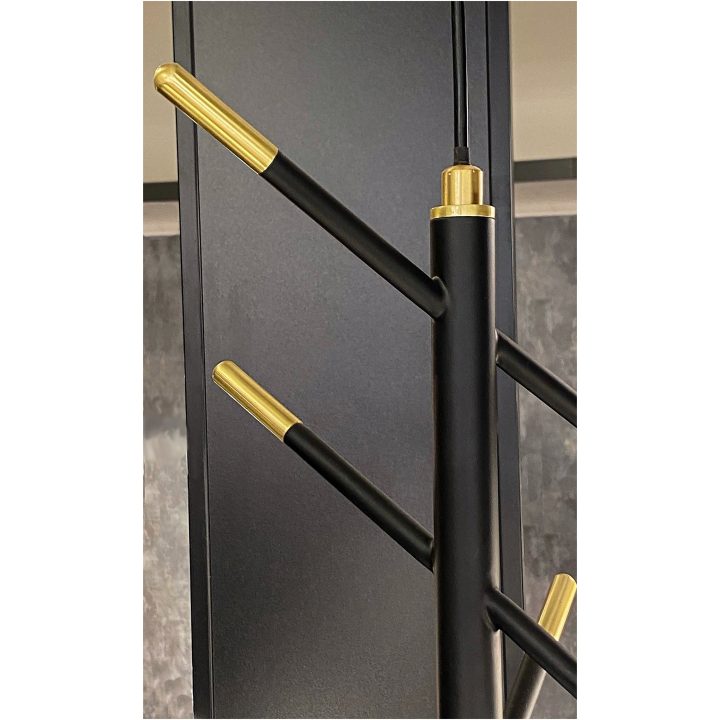 Akrobat Loftlampe, Sort ANETA HOME Sokkel G9 Sort /Mat Messing /Opal – billede 4