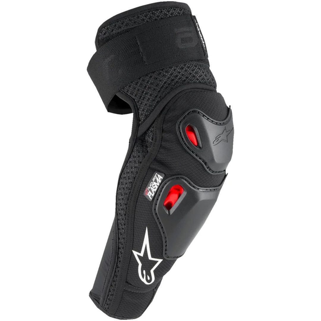 Albuebeskyttere Bionic Pro Plasma Sort/rød/hvid ALPINESTARS Small/Medium