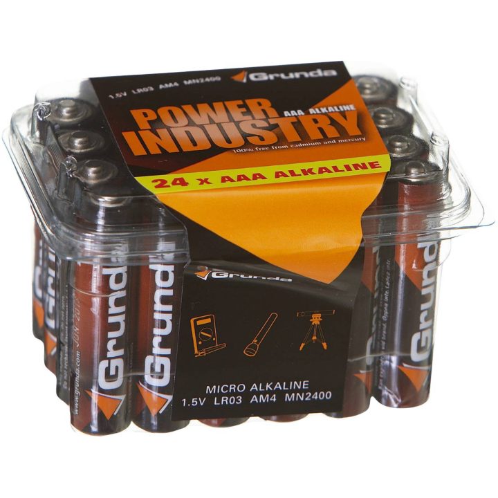 Alkaliske Batterier Industry GRUNDA BATTERI GRUNDA AA INDUSTRIPAK – billede 6