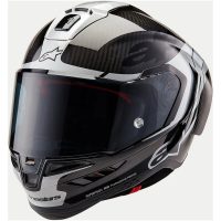 Alpinestars Hjälm Supertech R10 Element Svart/Carb/Silver, L