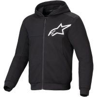 Alpinestars Hoodie Chrome v2 Svart/Vit, L