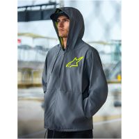 Alpinestars Jacka Speeder Chromium Windbreaker Grå Fluo Gul, XXL