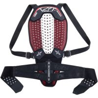 Alpinestars Ryggskydd Nucleon Plasma Svart/Vit/Röd, XL