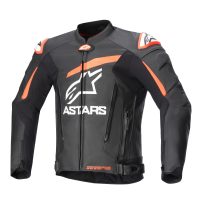 Alpinestars Skinnjacka GP Plus R v4 Svart/Röd Fluo, 52