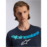 Alpinestars T-Shirt CollaRöd SS CSF Blå, L