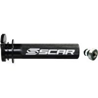 Aluminum Throttle Tube + Bearing - Kawasaki/Suzuki/Yamaha - Black SCAR