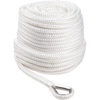 Ankarlina Dockline med kaus 16mm 40m vit Qvarken
