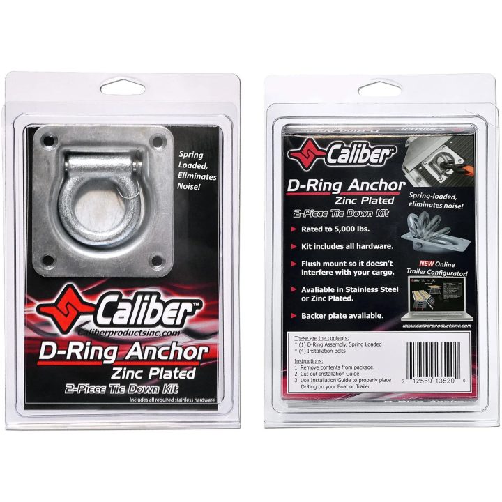 Anker D-Ring CALIBER 2st (zink behandlad) – billede 2