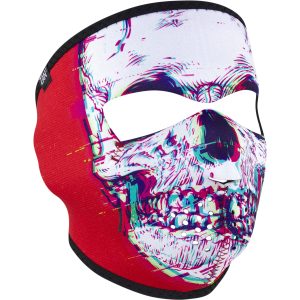 Ansigtsmaske TRICKSTER Sort/Hvid/Rød Zan Headgear