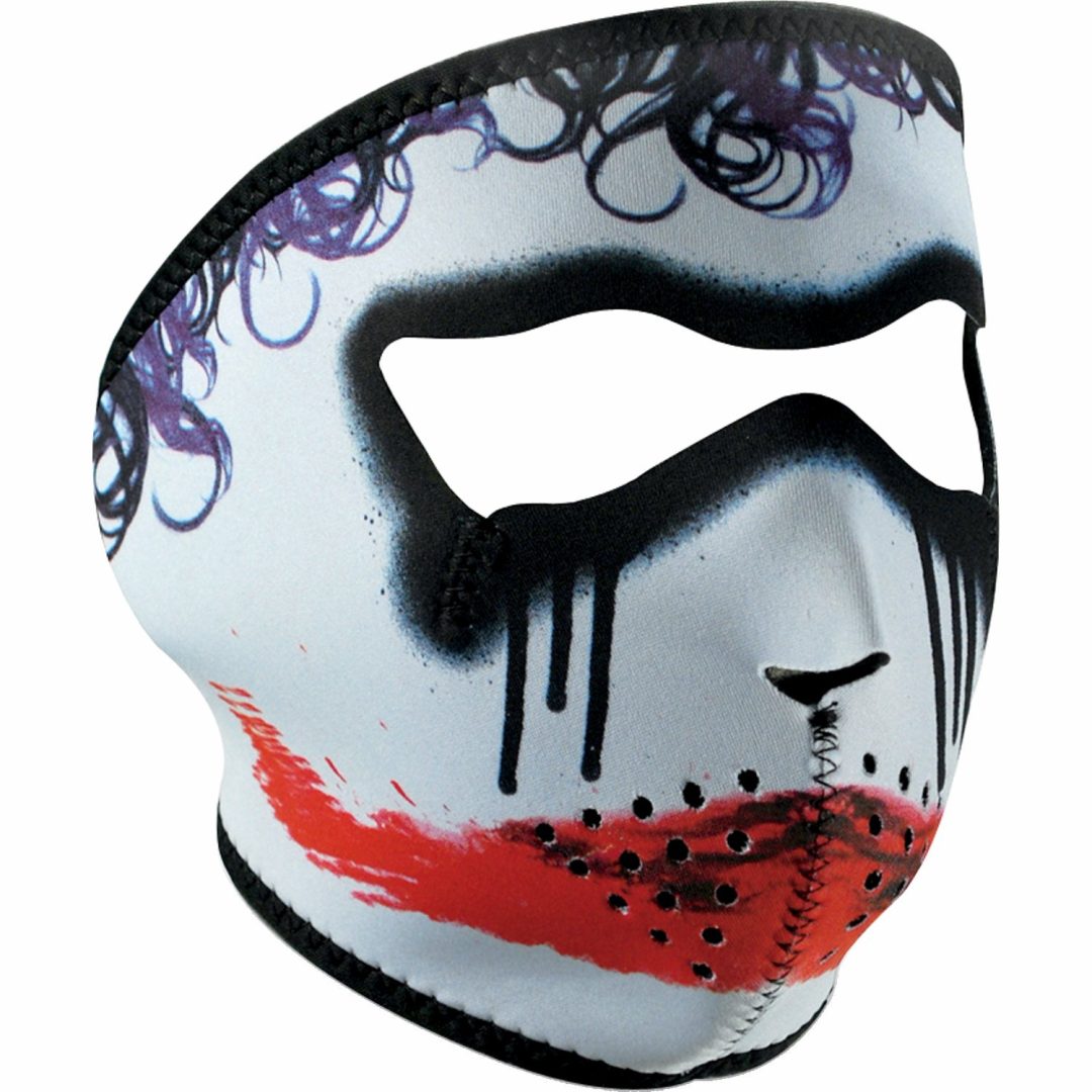 Ansigtsmaske TRICKSTER Sort/Hvid/Rød Zan Headgear One Size