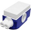 Apparatdåse Twistline, Dobbeltdåse, Dyb, studs 4x16/20 MALMBERGS – miniature 2