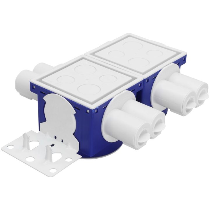 Apparatdåse Twistline, Kombidåse liggende 2 stk, studs 6x16/20 MALMBERGS – billede 2