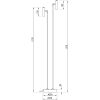 Artic Gulvlampe Dobbelt, ANETA HOME Sokkel LED Hvid /Krom – miniature 5
