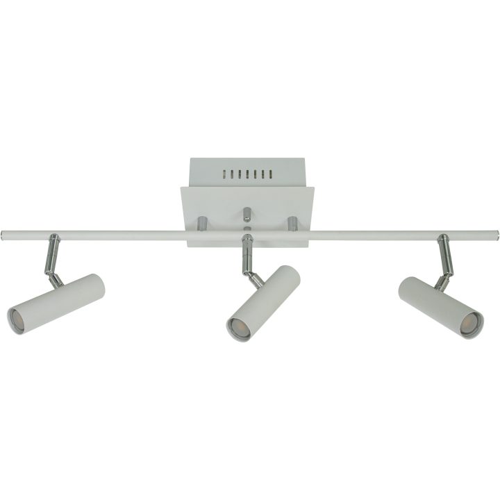 Artic Loftspot Rak 3'er, ANETA HOME Sokkel LED Hvid /Krom – billede 4