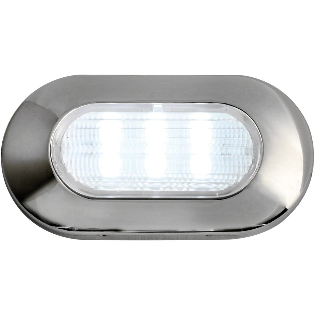 Artikellampe Oval 6-led Hvid Osculati
