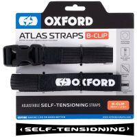 Atlas B-Clip 26mm x 2.0M Black (Pair) OXFORD