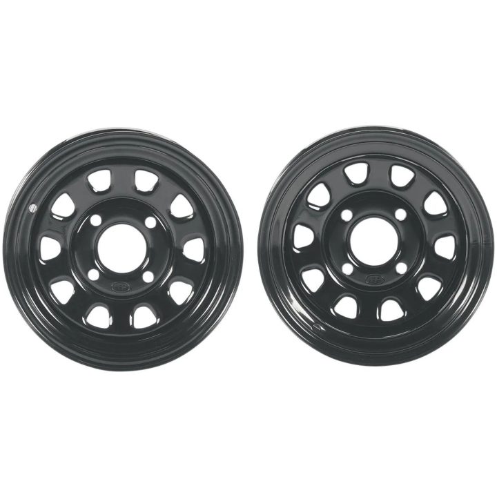 ATV-fælg Delta Steel Sort Gloss ITP 12 x 7 / 12x7 – billede 2