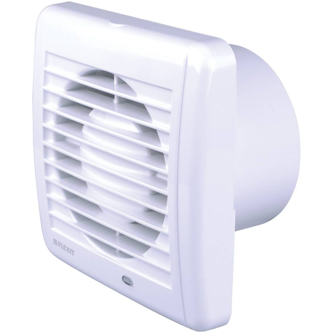 Badeværelsesventilator 100B P Flexit VENTILATOR BADEVÆRELSE 100B TRÆKSTR D100 – billede 3