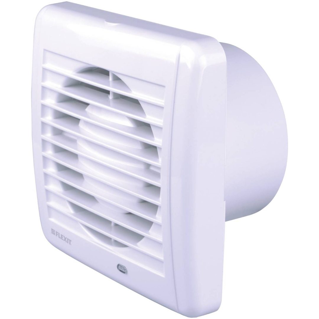 Badeværelsesventilator 100B/125B TH Flexit BADEVÆRELSESVENTILATOR 100B TID/FUGT D100
