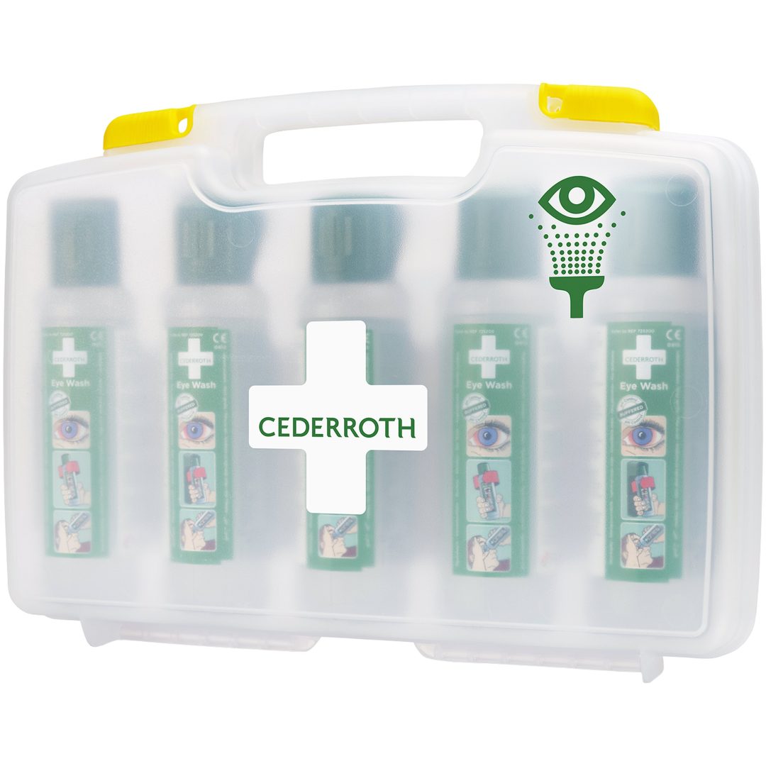 Bærbar øjenskyl 51011042 5x500 Ml Cederroth