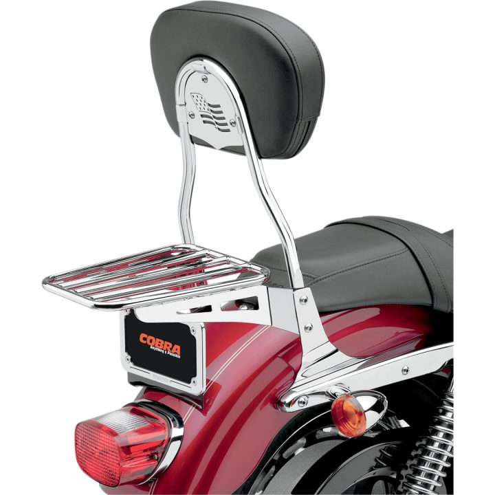 Bagagebærer Sissy Bar Tubular Stål COBRA H/K/Y – billede 2