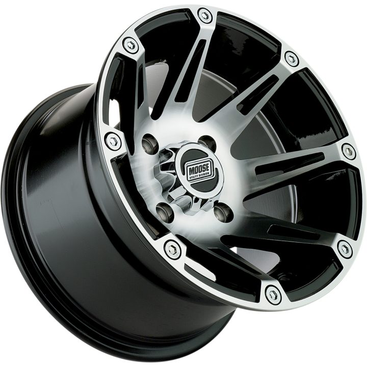 Bagfælg Sølv TYPE 387X MOOSE RACING 12 x 8 / 12x8 – billede 2