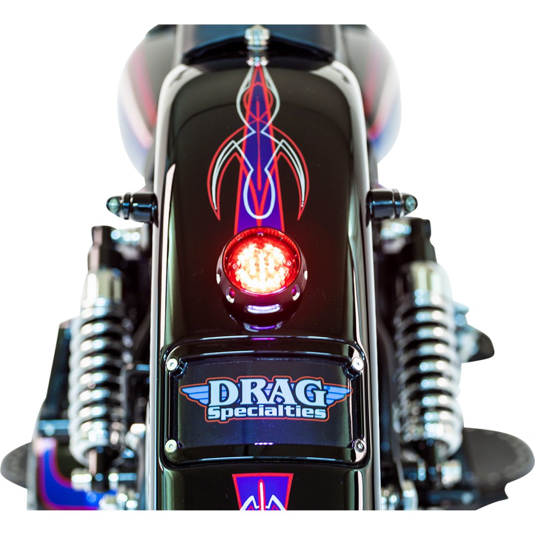 Baglygte Custom Bobber Led Rød/Sort DRAG SPECIALTIES TAILLIGHT – billede 2