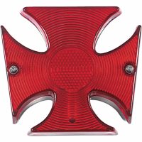 Baglygte Maltese Rød/Krom DRAG SPECIALTIES
