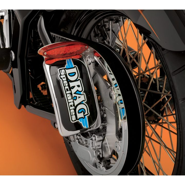 Baglygte Mini Led Cat Eye Rød/Hvid/Chrome DRAG SPECIALTIES TAILLIGHT – billede 2