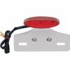 Baglygte Mini Led Cat Eye Rød/Hvid/Chrome DRAG SPECIALTIES TAILLIGHT – miniature 1