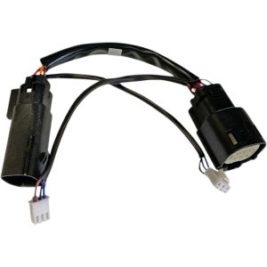 Baglygteadapter til røde Plasma Rods™ Sort CUSTOM DYNAMICS