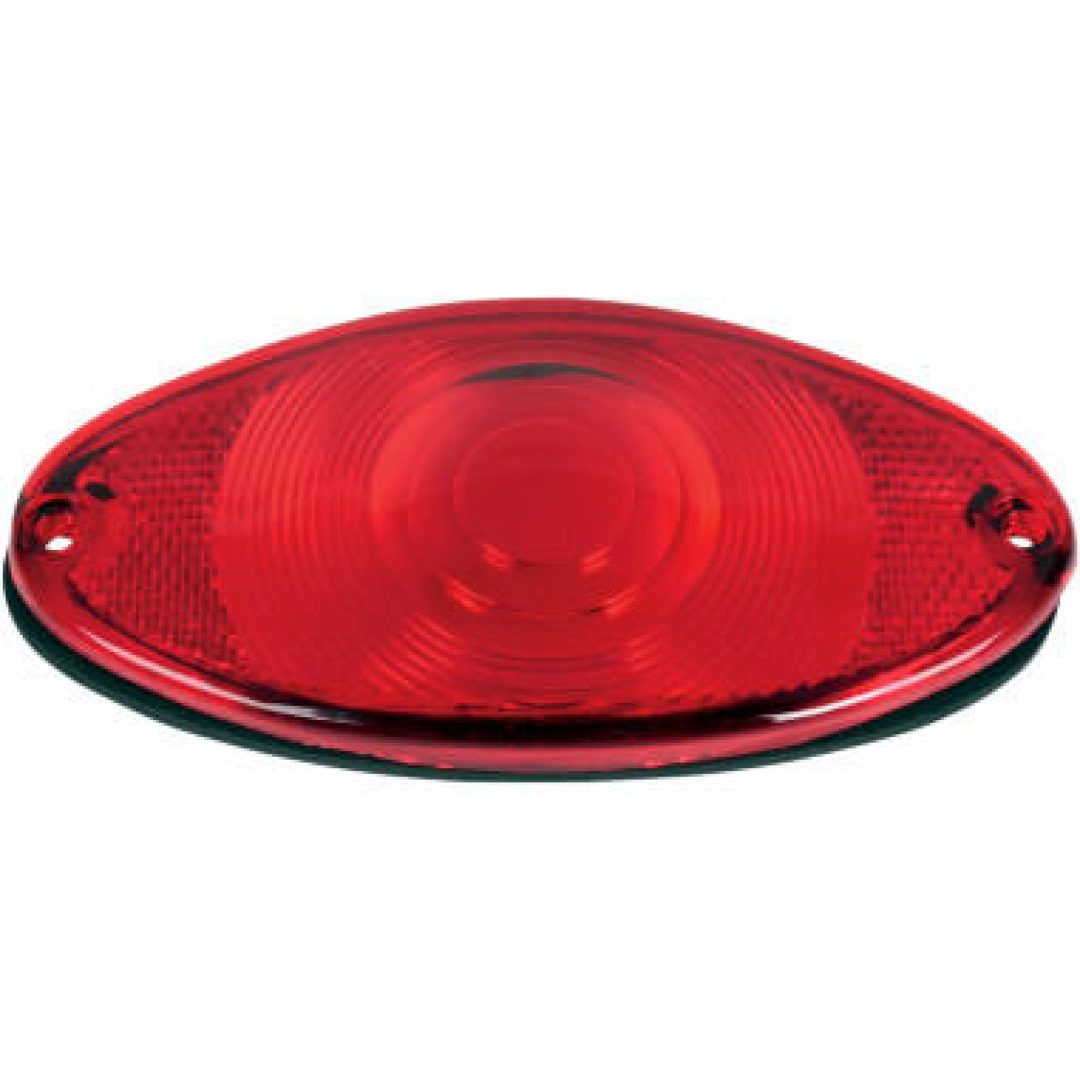Baglygteglas Erstatning Rød DRAG SPECIALTIES Linse