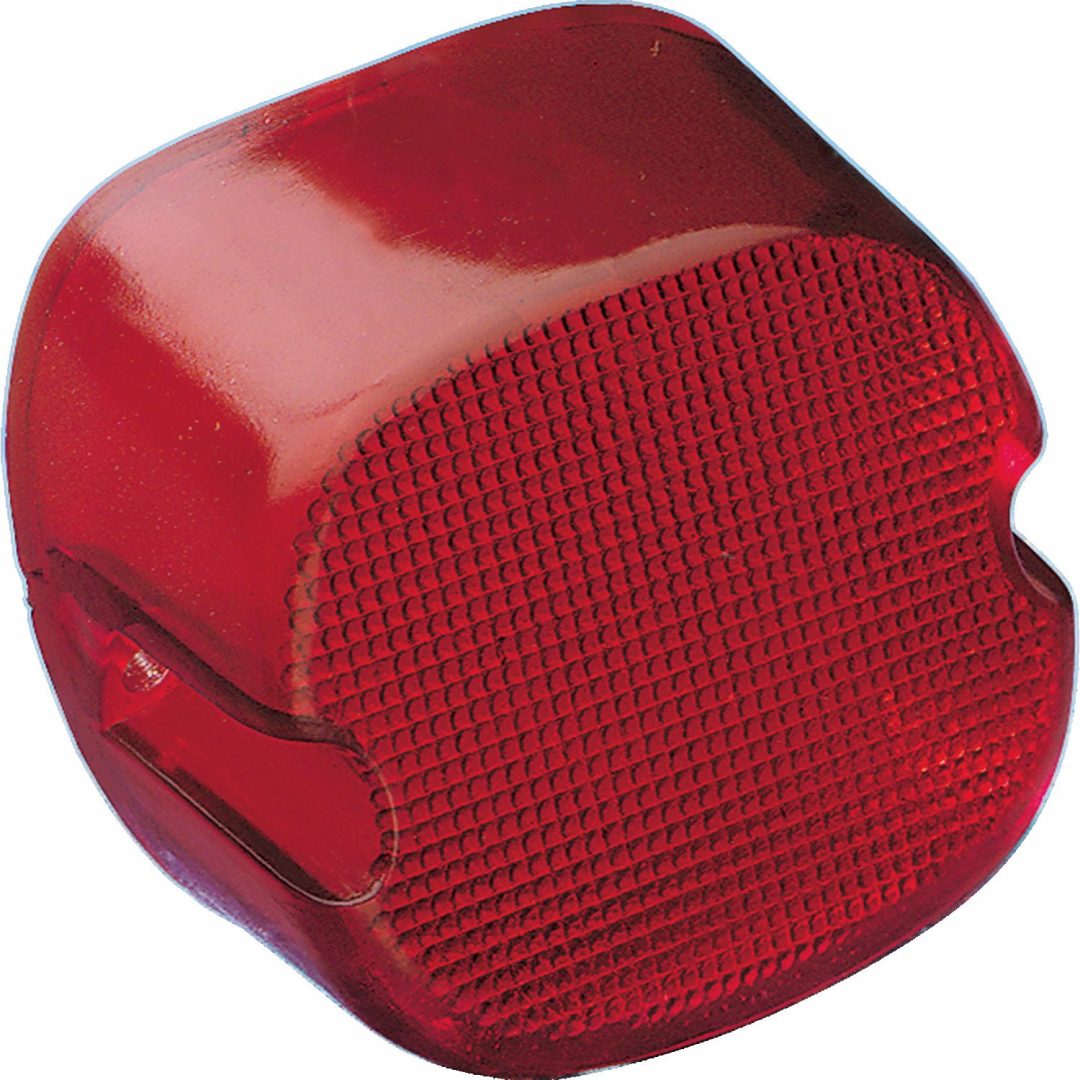 Baglygteglas Laydown Rød DRAG SPECIALTIES L/DOWN LENS-BOTOM WINDOW