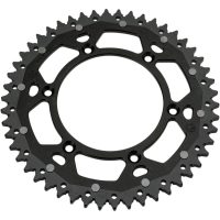 Bagtandhjul 520 DUAL ALUMINIUM/STÅL Sort Moose Racing