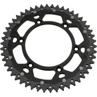 Bagtandhjul 520 DUAL ALUMINIUM/STÅL Sort Moose Racing